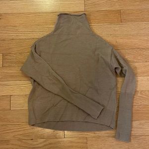 Aritzia Wilfred Cyprie Merino Wool Mock Neck Sweater XS